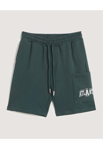 Bermuda Infantil Niño Regular Corto Color Verde Marca Ostu #80100062 Ostu
