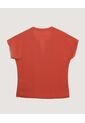 Blusa Escote En V  Para Mujer Naranja Ostu de Ostu