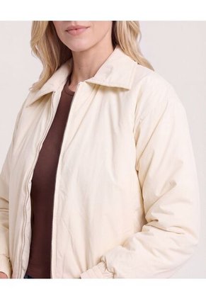 Chaqueta Acolchada  Para Mujer Crema Ostu