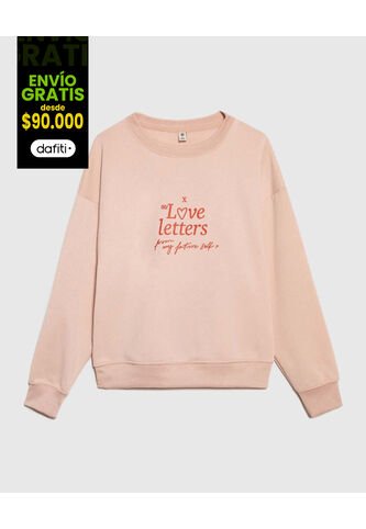 Buzo Para Mujer Cuello Redondo Color Rosa Marca Ostu #40060378 Ostu