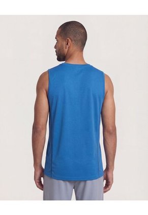 Camiseta Manga Sisa Texturizada  Para Hombre Azul Ostu