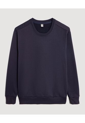 Buzo Unicolor Cuello Redondo Para Niño  Infantil Niño Azul Ostu Ostu