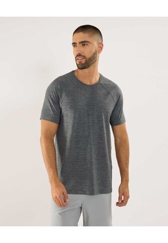 Camiseta Para Hombre Manga Corta Cuello Redondo Color Gris Marca Ostu #60091718 Ostu