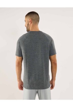 Camiseta Para Hombre Manga Corta Cuello Redondo Color Gris Marca Ostu #60091718