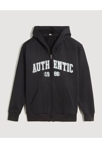 Buzo Infantil Niño Zipper Color Negro Marca Ostu #80060180 Ostu