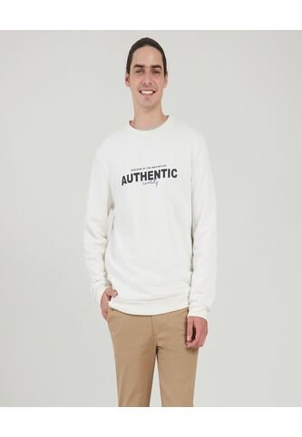 Buzo Para Hombre Cuello Redondo Color Blanco Marca Ostu #60060270 Ostu