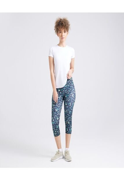 Leggins Para Mujer Medio Color Verde  Marca Ostu #40230469