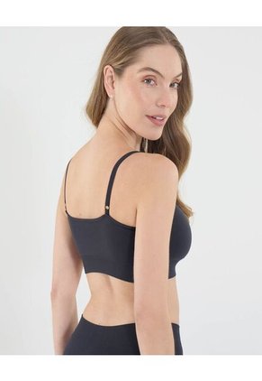 Top Para Mujer Seamless Con Copas Color Negro Marca Ostu #40220400