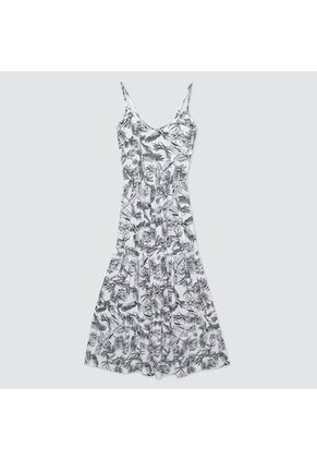 Vestido Mujer Ostu M/S Blanco Viscosa