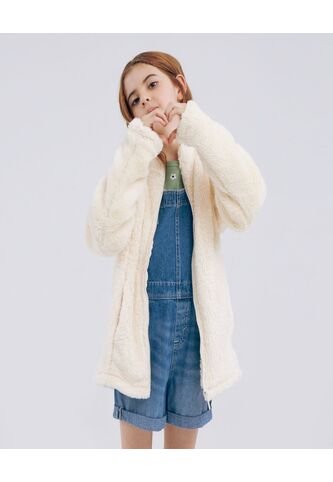 Chaqueta Para Niña Abrigo Color Beige Marca Ostu #90080034 Ostu