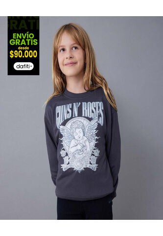 Buzo Guns N' Roses  Para Infantil Niña #90060131 Ostu Ostu
