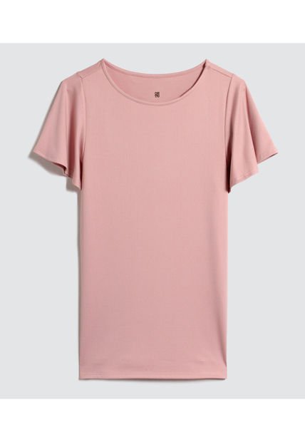 Camiseta Para Mujer Manga Corta Color Naranja Marca Ostu #40092118