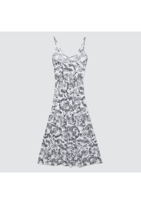 Vestido Mujer Ostu M/S Blanco Viscosa