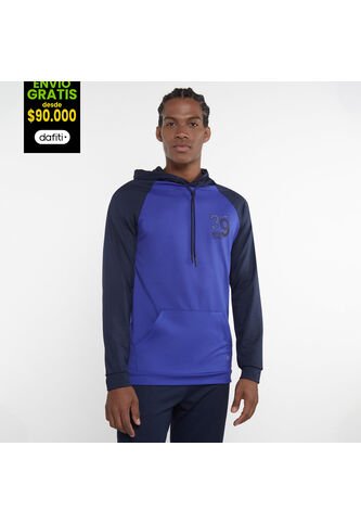 Buzo Para Hombre Hoodie Color Azul  Marca Ostu #60060203 Ostu