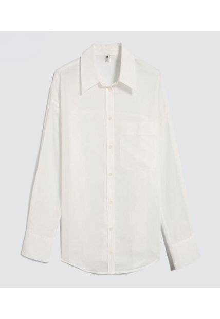 Camisa Para Mujer Manga Larga Color Crudo Marca Ostu #40010236
