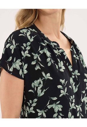 Blusa Para Mujer Manga Sisa Color Negro Marca Ostu #40120925