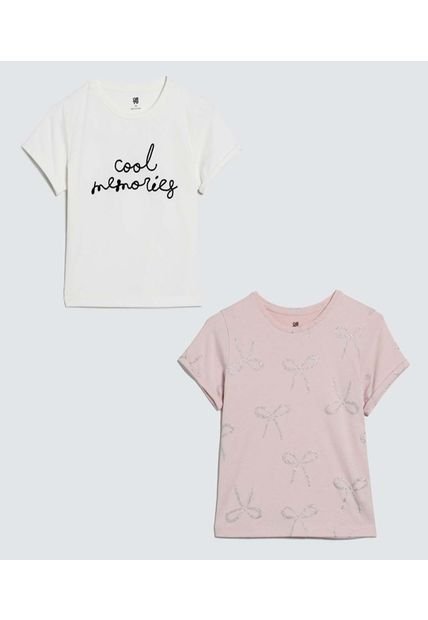 Camiseta Para Niña Manga Corta Color Pack X Marca Ostu #90090243