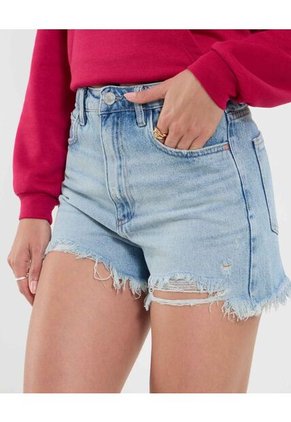 Short Para Mujer Mom Color Azul Marca Ostu #40190345