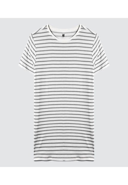 Camiseta Para Mujer Manga Corta Color Blanco Marca Ostu #40092096