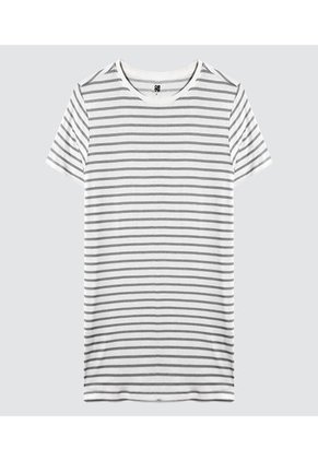 Camiseta Para Mujer Manga Corta Color Blanco Marca Ostu #40092096