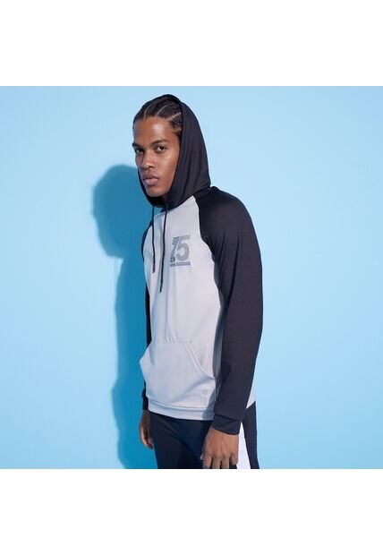 Buzo Para Hombre Hoodie Color Gris  Marca Ostu #60060203