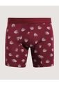 Boxer  Para Hombre Filete Medio Algodón Color Vino Marca Ostu #60000508 de Ostu