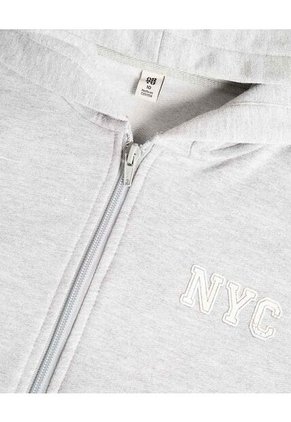 Buzo Infantil Niña Zipper Color Gris Marca Ostu #90060140