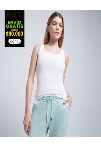 Camiseta Para Mujer Manga Sisa Color Crema Marca Ostu #40092154 Ostu