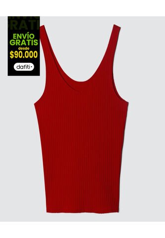 Camiseta Para Mujer Manga Sisa Color Rojo Marca Ostu #40091966 Ostu