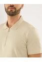 Polo Para Hombre Cuello Tejido Sin Bolsillo Color Avena Marca Ostu #60110821 de Ostu