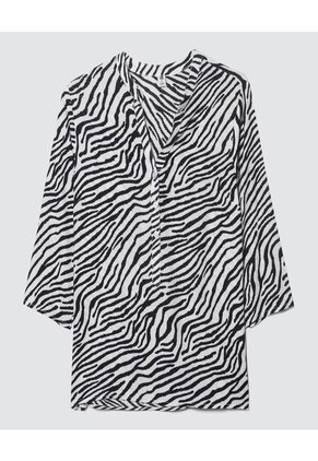 Blusa Para Mujer Manga 3/4 Color Blanco Marca Ostu #40120932