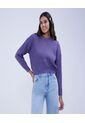 Saco Para Mujer Cuello Redondo Color Morado Marca Ostu #40330079 de Ostu