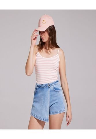 Top Para Mujer Top Color Rosado  Marca Ostu #40220266 Ostu
