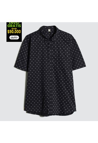 Camisa Para Hombre Manga Corta Con Bolsillo Color Azul  Marca Ostu #60010749 Ostu