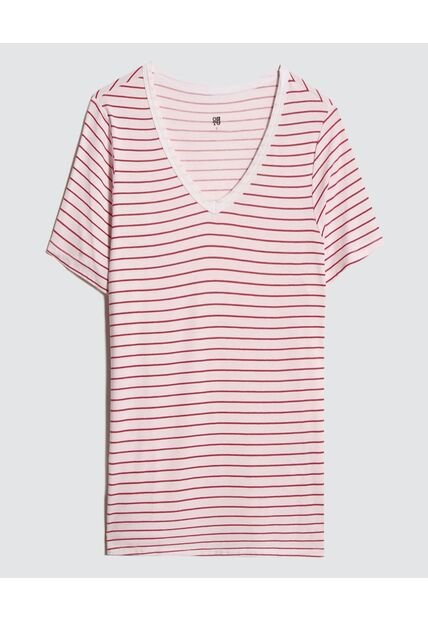 Camiseta Para Mujer Manga Corta Color Rojo Marca Ostu #40091960