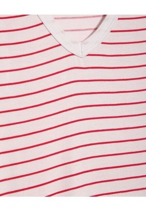 Camiseta Para Mujer Manga Corta Color Rojo Marca Ostu #40091960