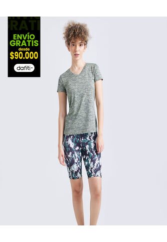 Camiseta Para Mujer Manga Corta Color Verde  Marca Ostu #40091742 Ostu