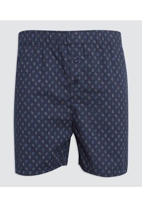 Boxer De Hombre Bragueta Marca Ostu En Color Azul #60000305