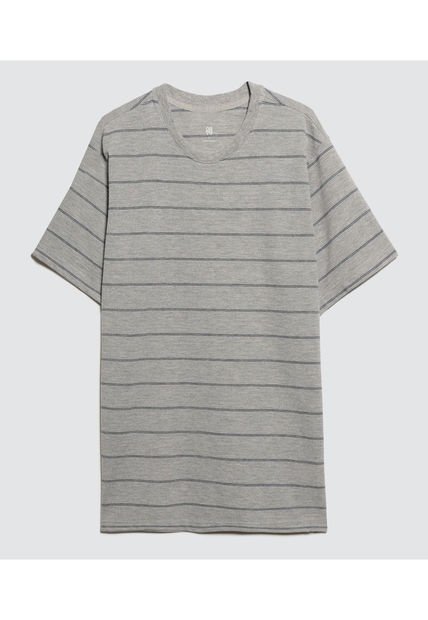 Camiseta Para Hombre Manga Corta Color Gris  Marca Ostu #60091338