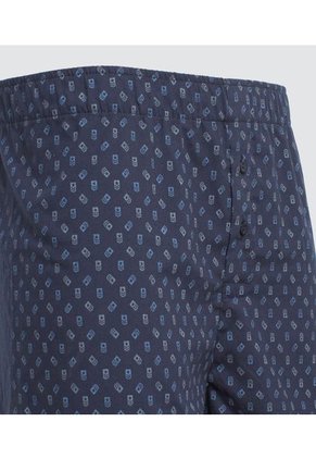 Boxer De Hombre Bragueta Marca Ostu En Color Azul #60000305