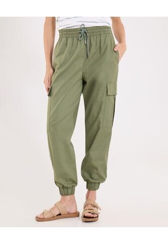 Pantalón Para Mujer Jogger Color Verde Marca Ostu #40070823 Ostu