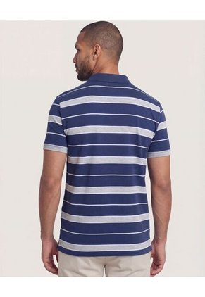 Polo  Para Hombre Cuello Tejido Con Bolsillo Color Azul Marca Ostu #60110897
