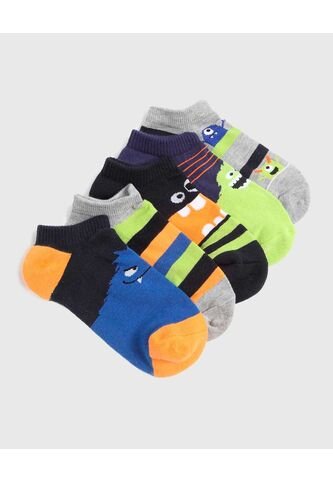 Medias Infantil Niño Invisible Color Negro Marca Ostu #80980128 Ostu