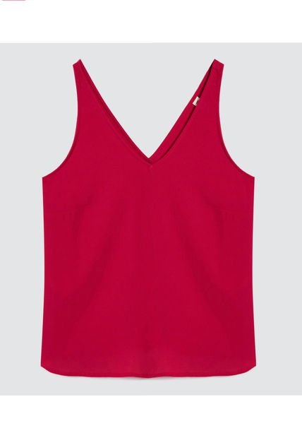Blusa Para Mujer Manga Sisa Color Rojo Marca Ostu #40121044