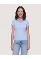 Polo Basica  Para Mujer Azul Ostu de Ostu