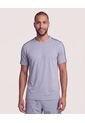 Camiseta Texturizada Deportiva  Para Hombre Gris Ostu de Ostu