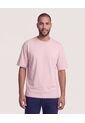 Camiseta Relaxed Estampado  Para Hombre Beige Ostu de Ostu