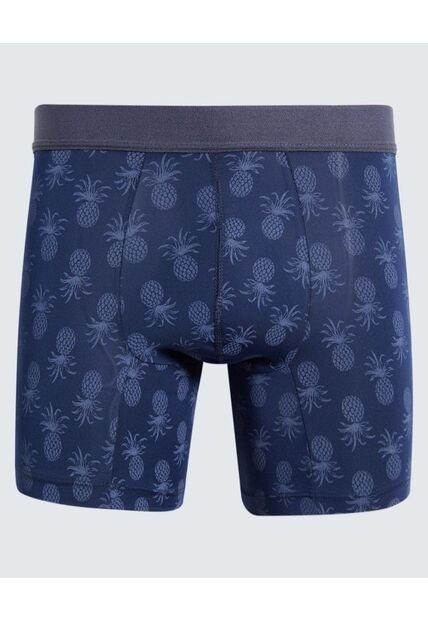 Boxer Para Hombre Filete Corto Microfibra Color Azul  Marca Ostu #60000478