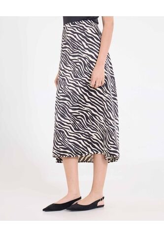 Falda  Para Mujer Largo Color Negro Marca Ostu #40140197 Ostu