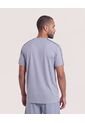 Camiseta Texturizada Deportiva  Para Hombre Gris Ostu de Ostu